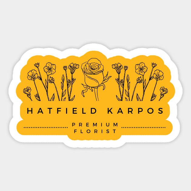 Hatfield Karpos Sticker by Hanging Sloth Studios